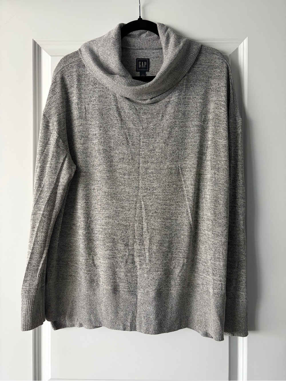 GAP Light Gray Cowl Neck Sweater